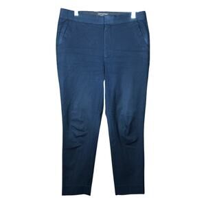 Banana Republic Womens Pants Navy Blue Petite High Rise Slim Ankle Stretch 8P